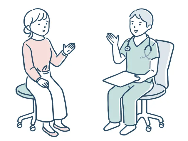 診察中の様子