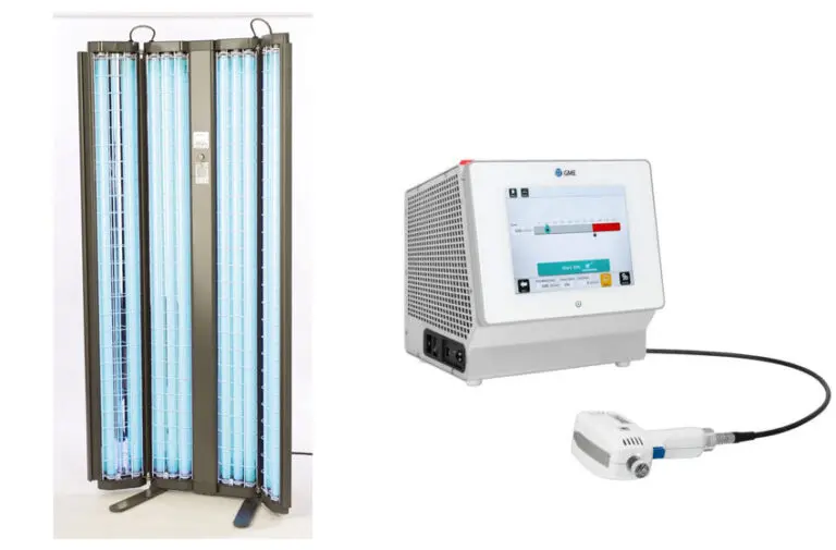 紫外線療法の機械