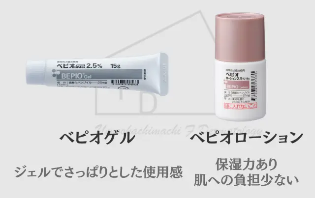 ベピオゲル、ベピオローション