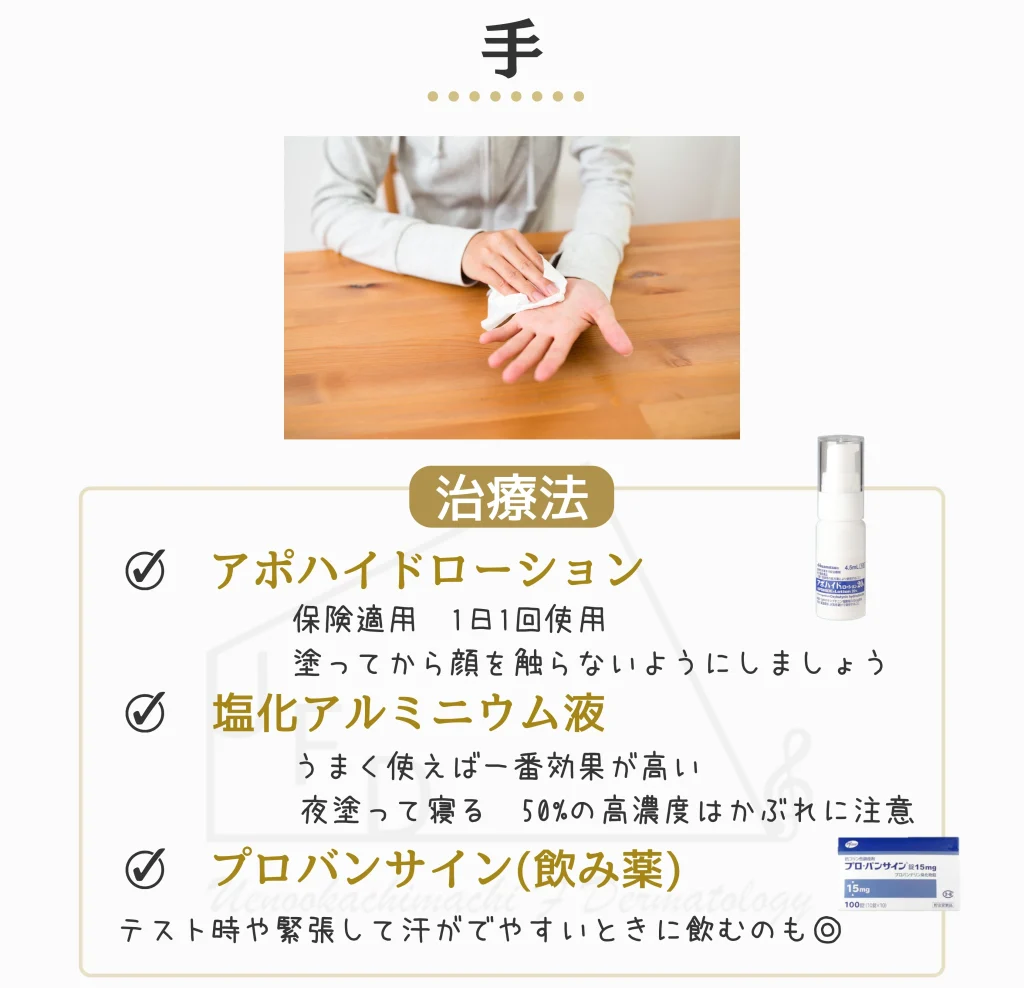手汗の治療法