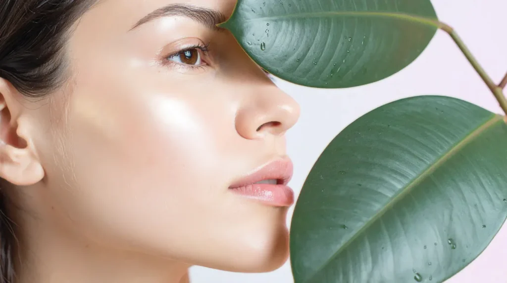 健康的な肌の女性の写真